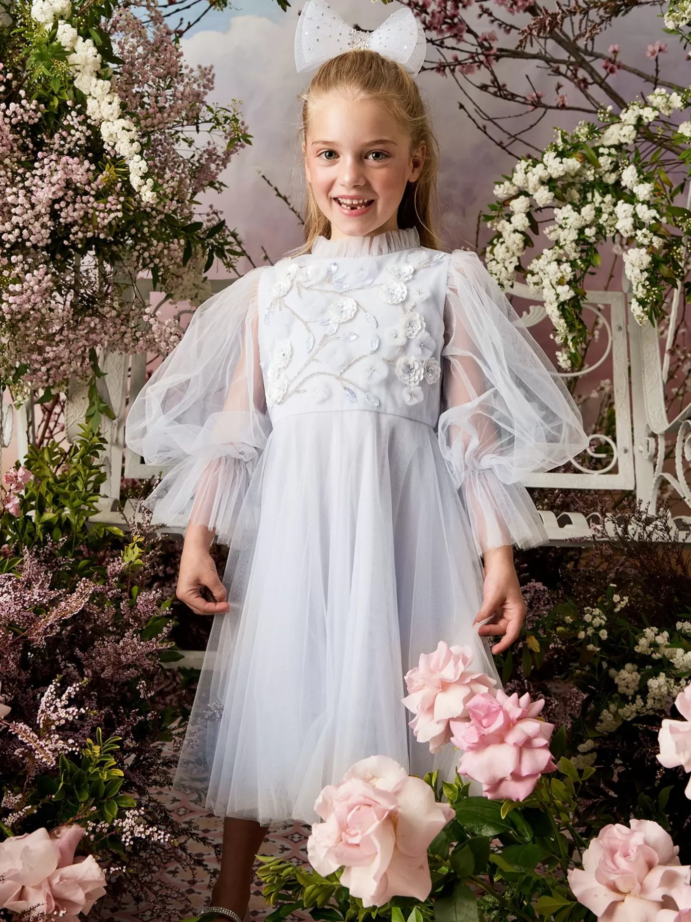 Dresses<Tutu du Monde Angelic Tulle Dress Silverlite