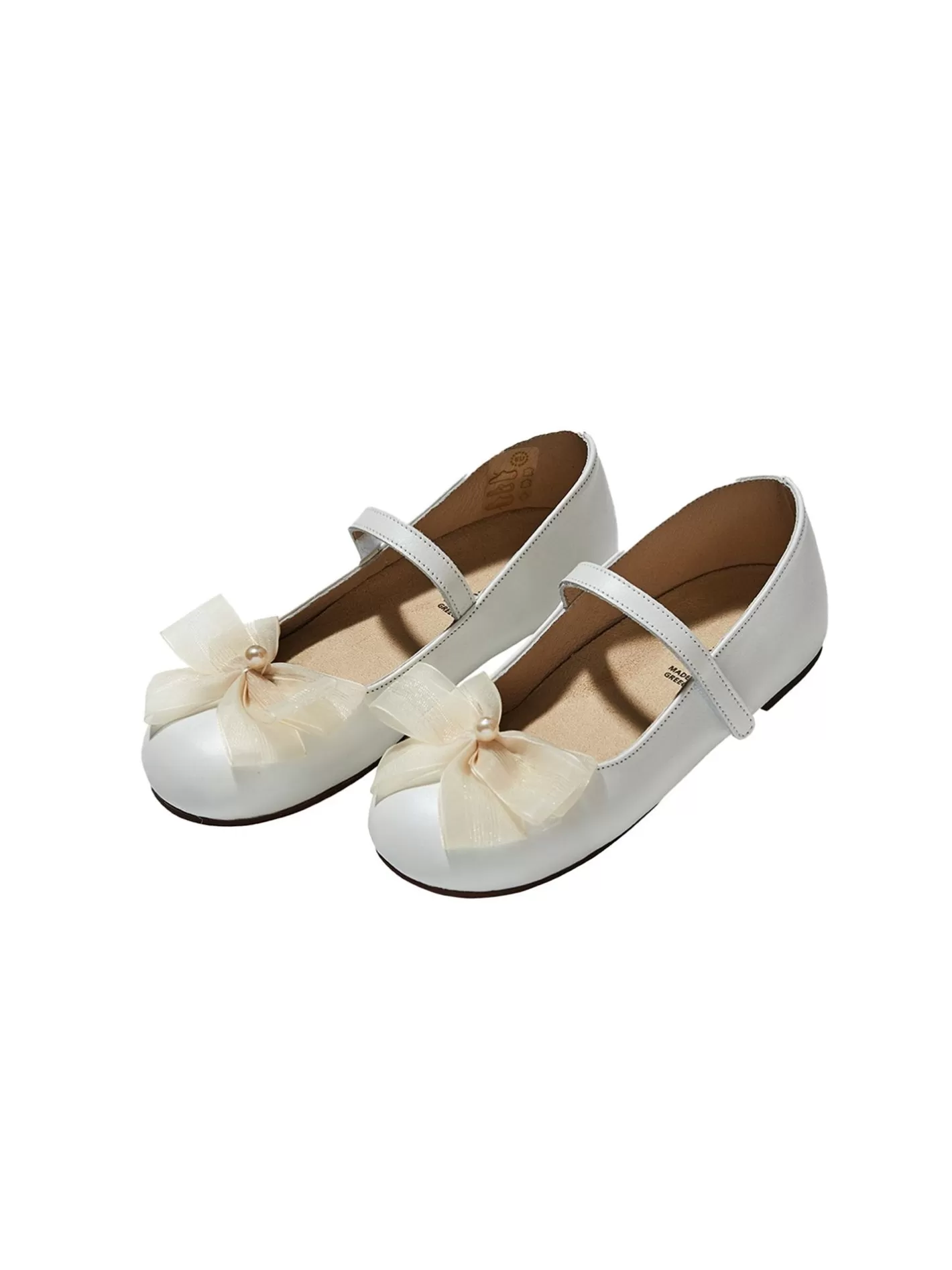 Shoes<Tutu du Monde Babywalker Single Strap Chiffon With Pearl Bow Embellishment