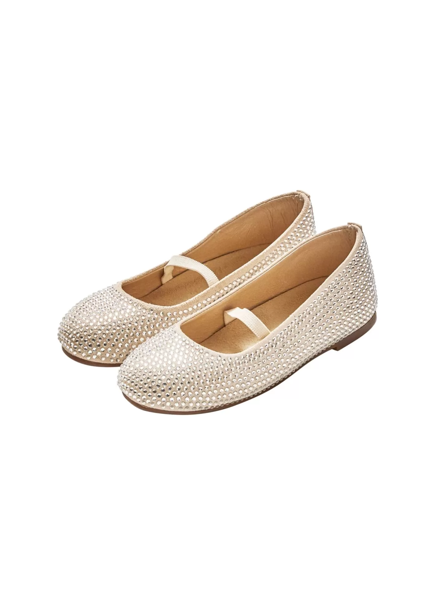 Shoes<Tutu du Monde Babywalker Swarovski Crystal All Over Decorated Suede Ballerinas
