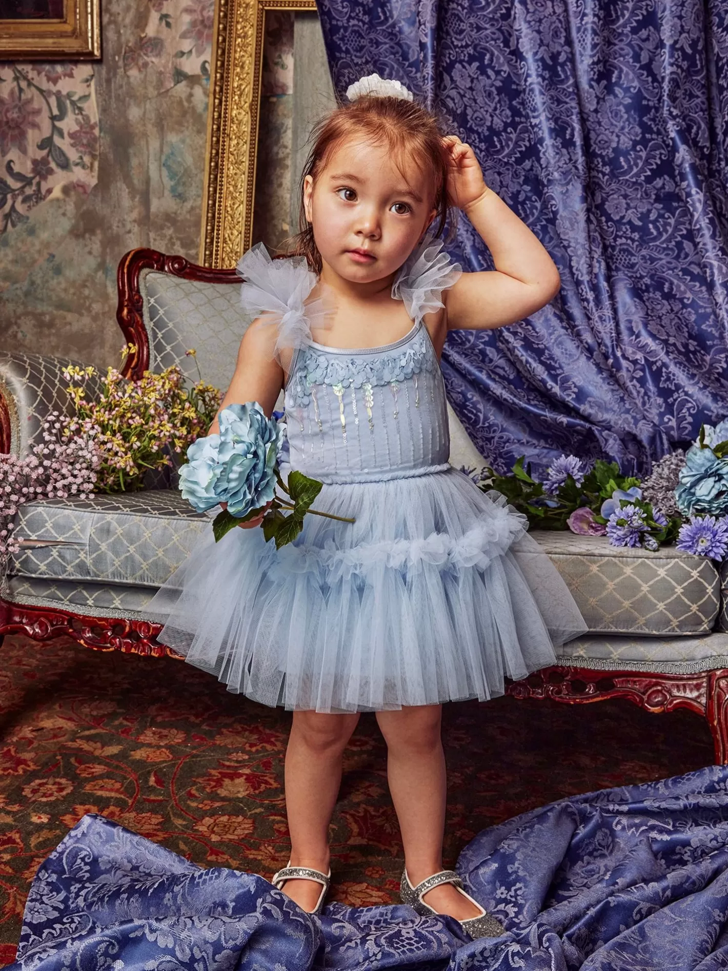 Dresses<Tutu du Monde Bebe Divinity Tutu Dress Blue Dusk