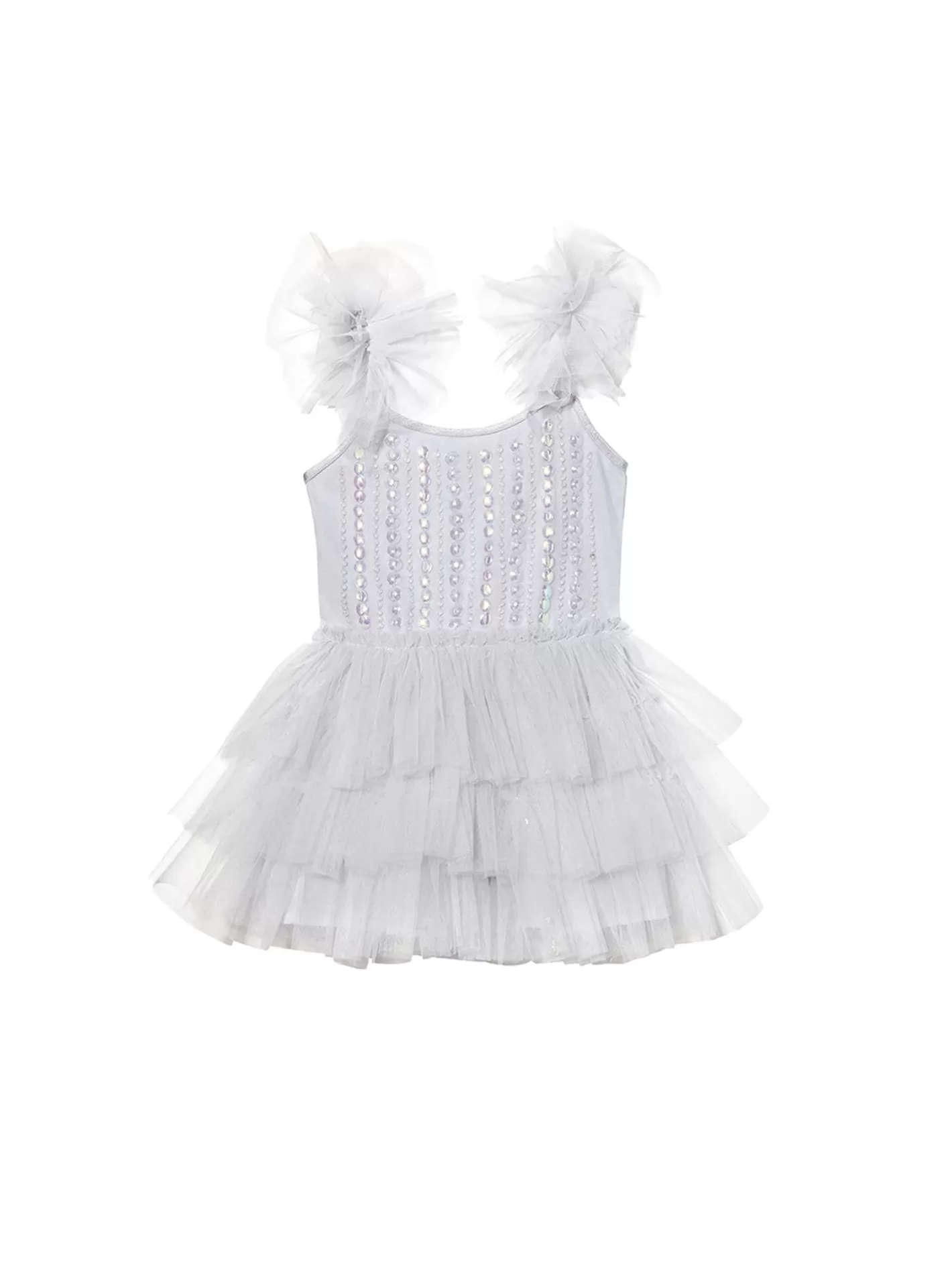 Dresses<Tutu du Monde Bebe Gleaming Tutu Dress Silverlite