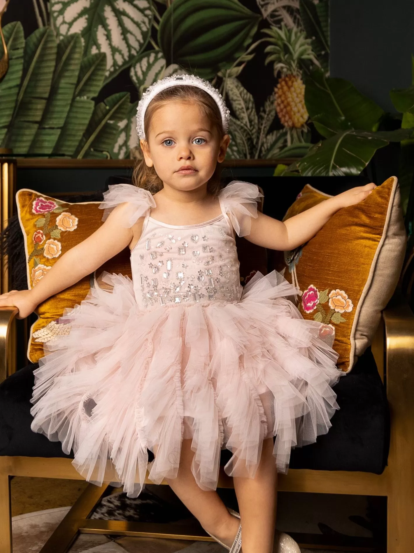 Dresses<Tutu du Monde Bebe Glittering Tutu Dress Crystal Pink