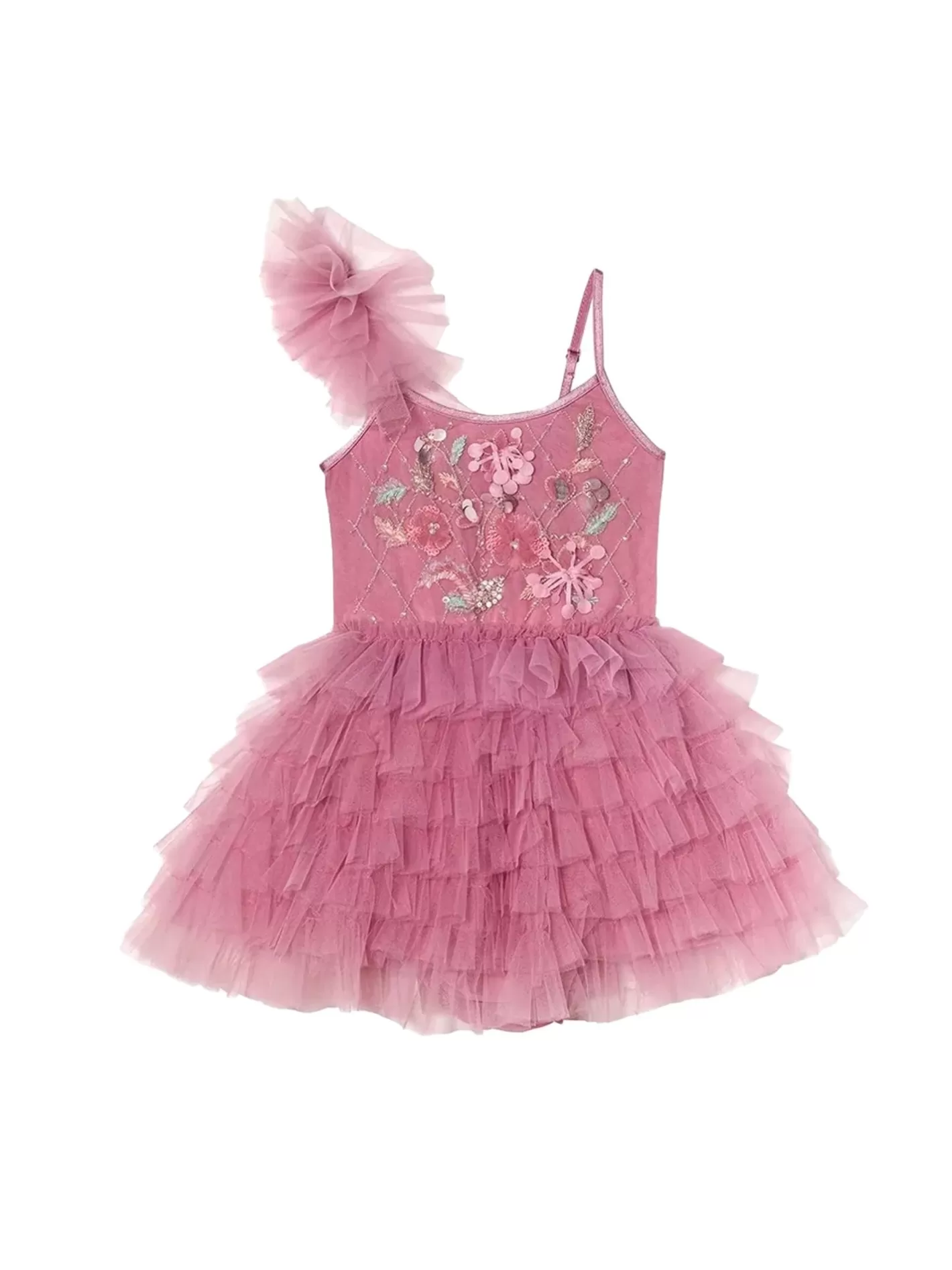 Dresses<Tutu du Monde Bebe Hearts And Roses Tutu Dress Orchid