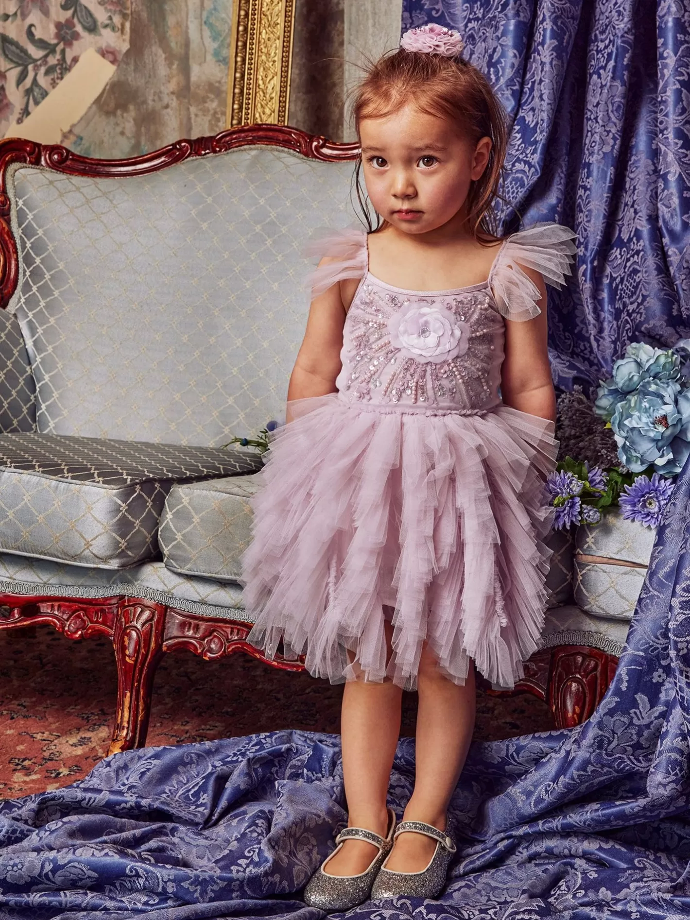 Dresses<Tutu du Monde Bebe Lotus Bloom Tutu Dress Purple Charm