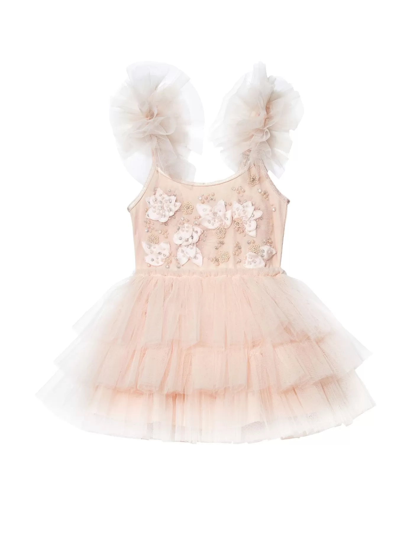 Dresses<Tutu du Monde Bebe Songbird Tutu Dress Peach Cake