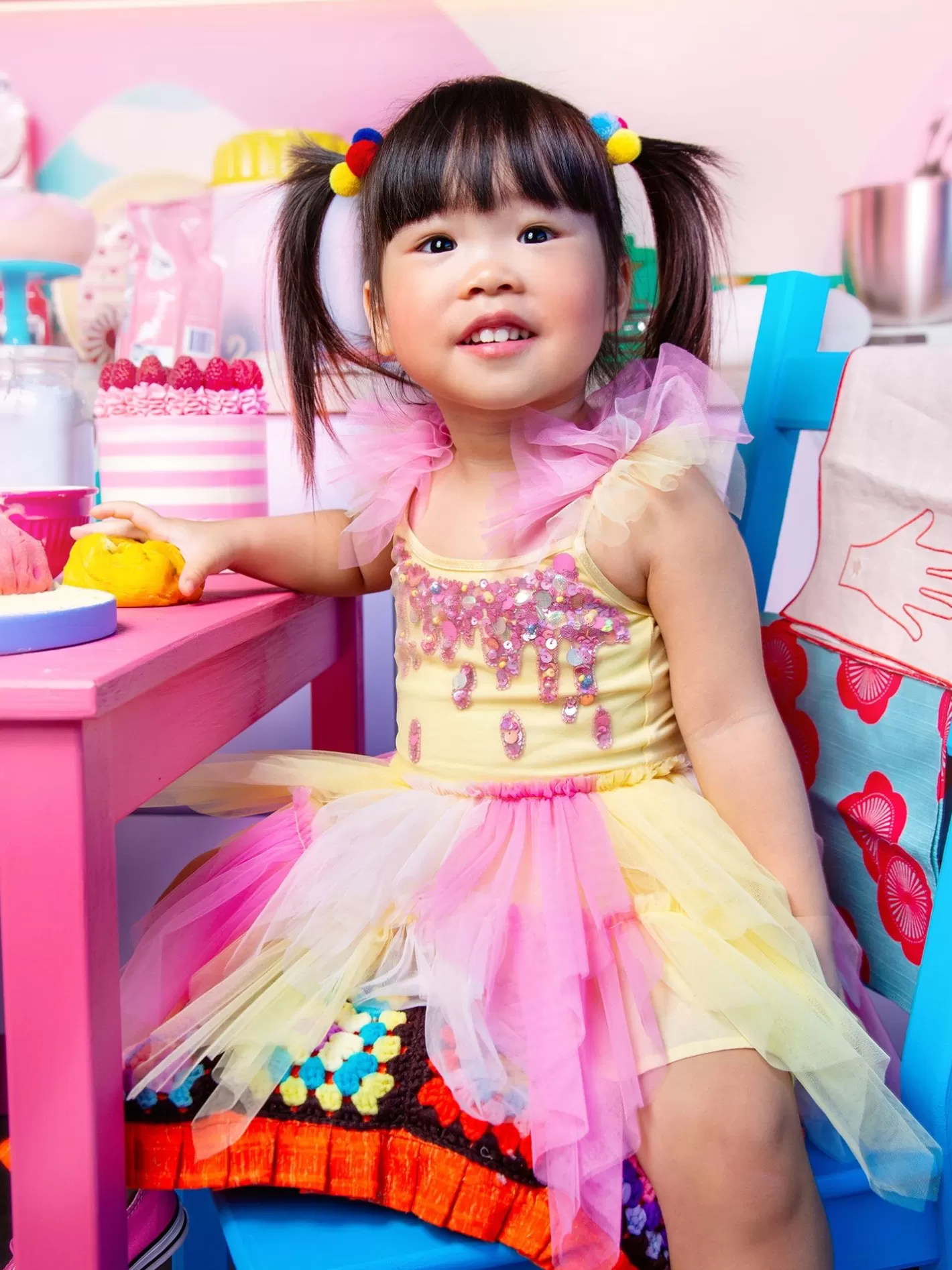 Dresses<Tutu du Monde Bebe Sugar Rush Tutu Dress Daisy Mix