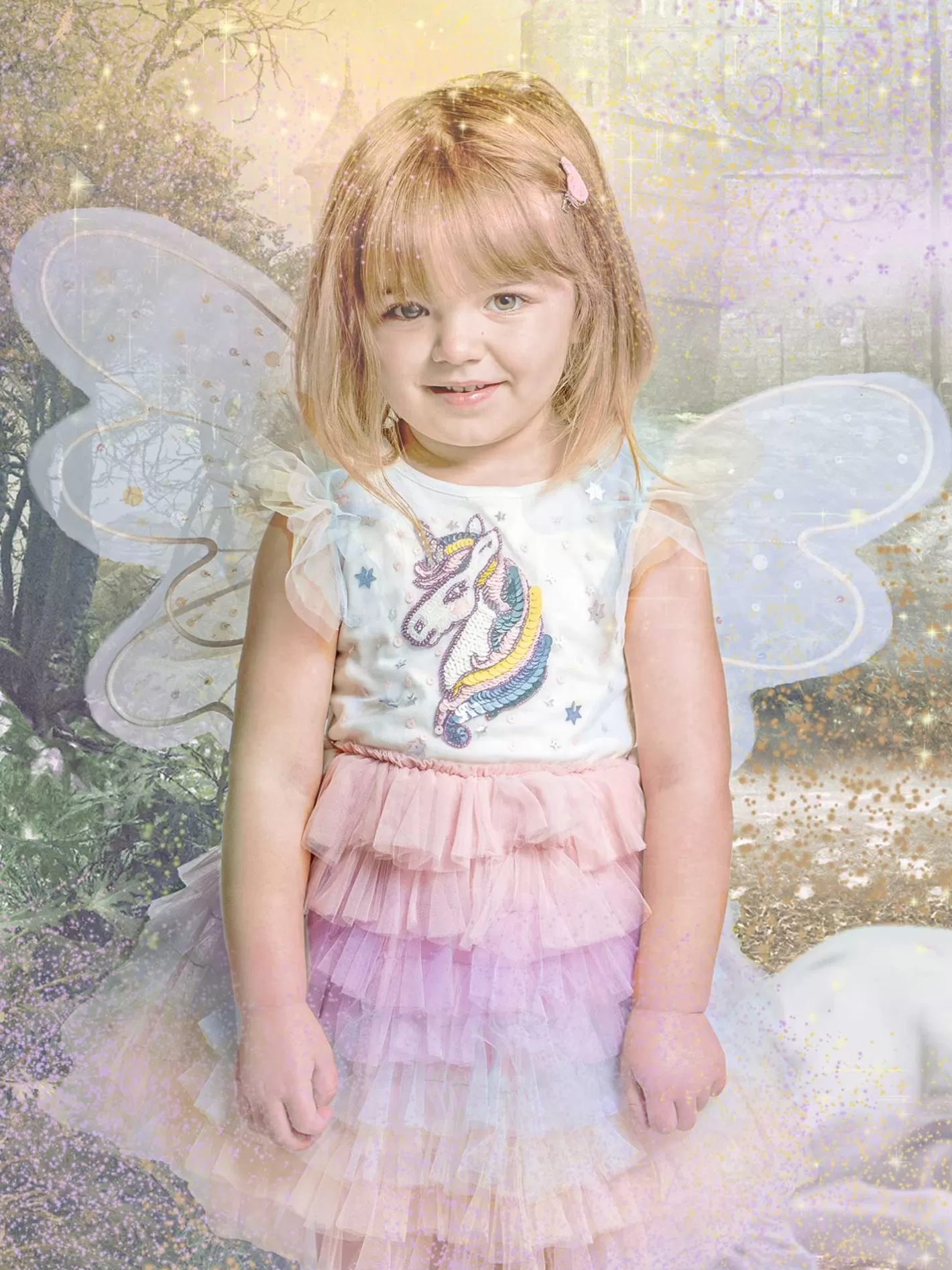 Dresses<Tutu du Monde Bebe Unicorn Twinkle Tutu Dress Milk