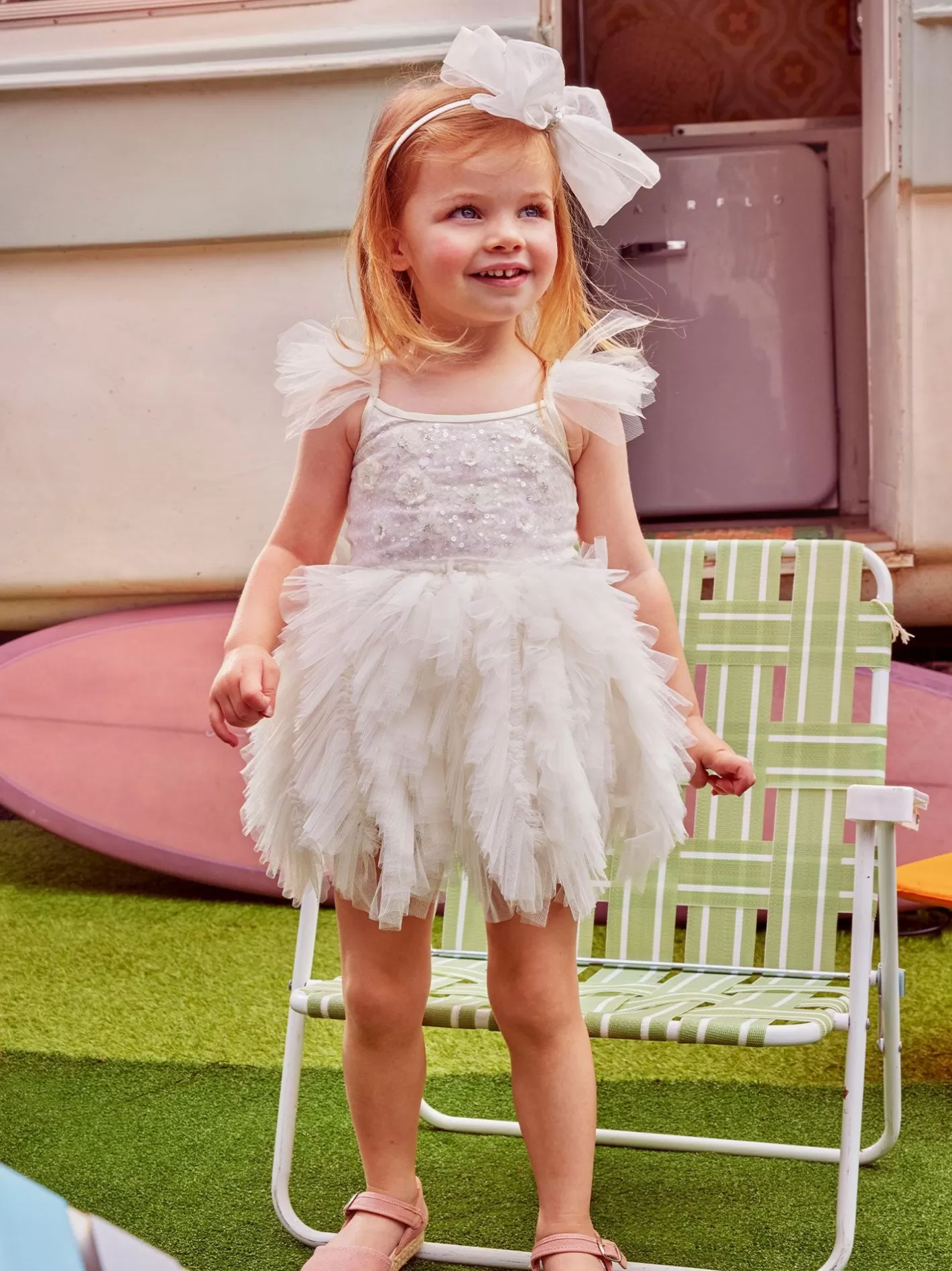 Dresses<Tutu du Monde Bebe Valencia Tutu Dress Milk