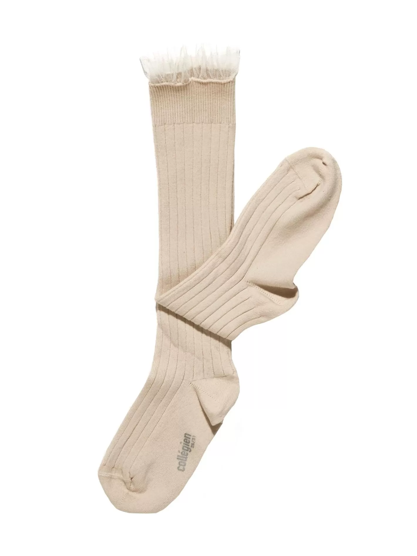 Accessories<Tutu du Monde Collegien Manon Tulle Knee Socks Cream