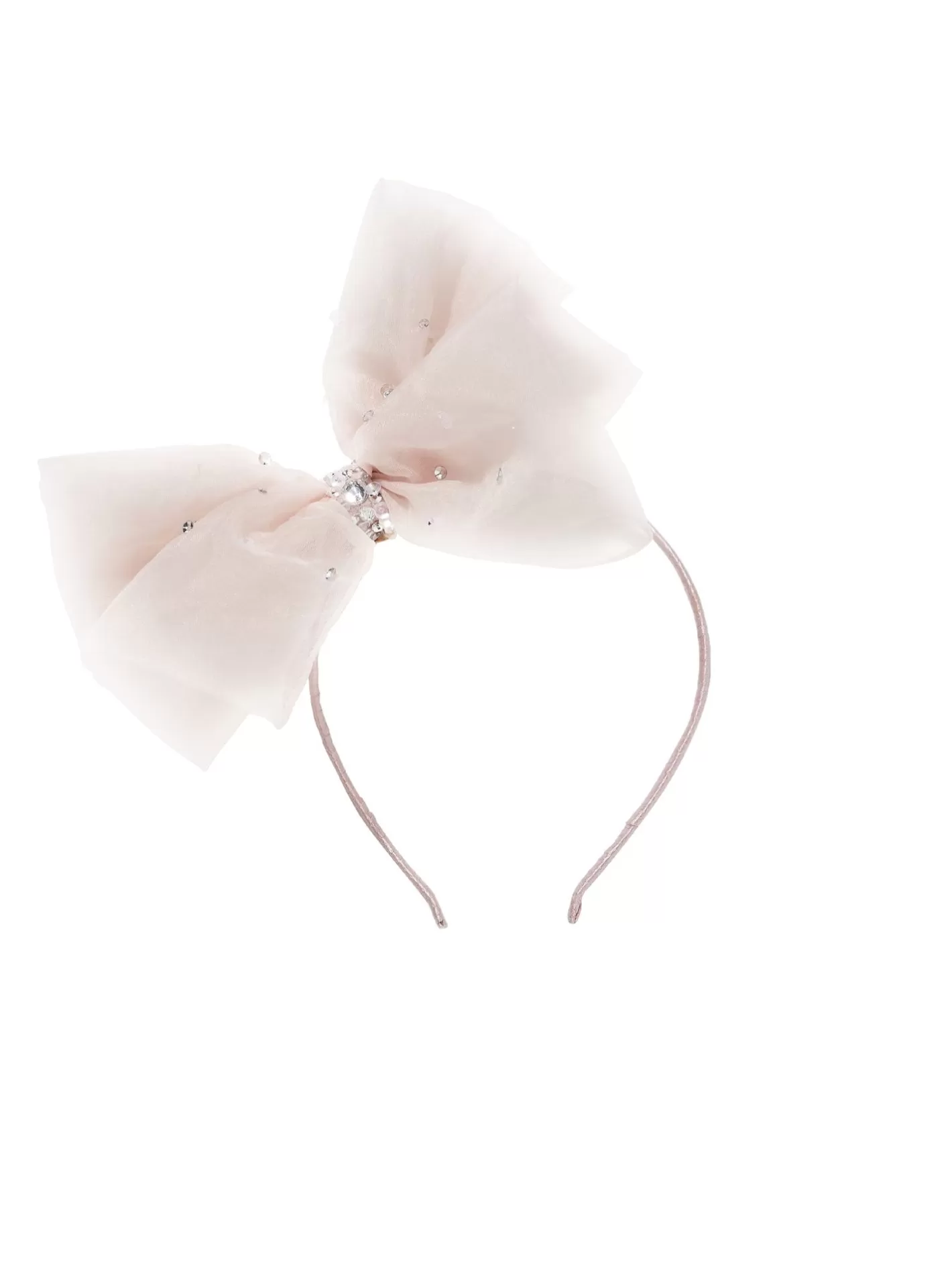 Accessories<Tutu du Monde Crystal Bow Headband Porcelain Pink