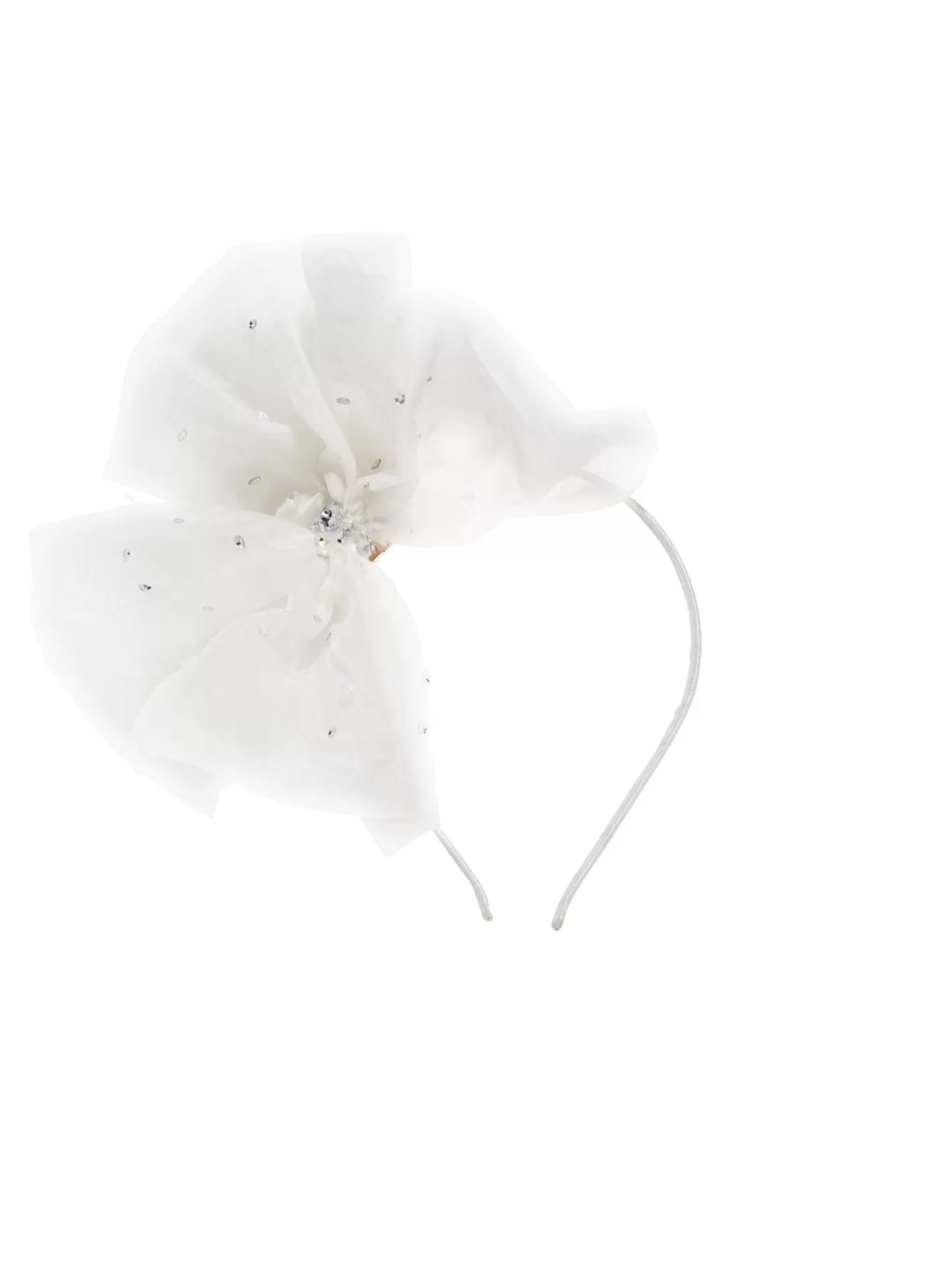 Accessories<Tutu du Monde Crystal Bow Headband Milk