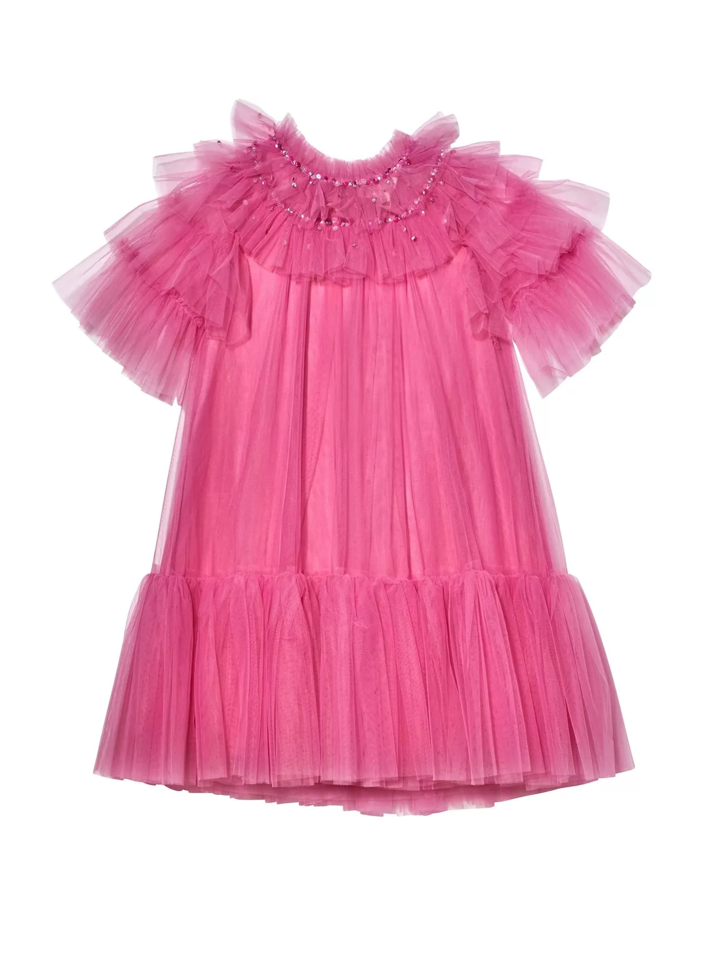 Dresses<Tutu du Monde Evergreen Tulle Dress Aurora Pink