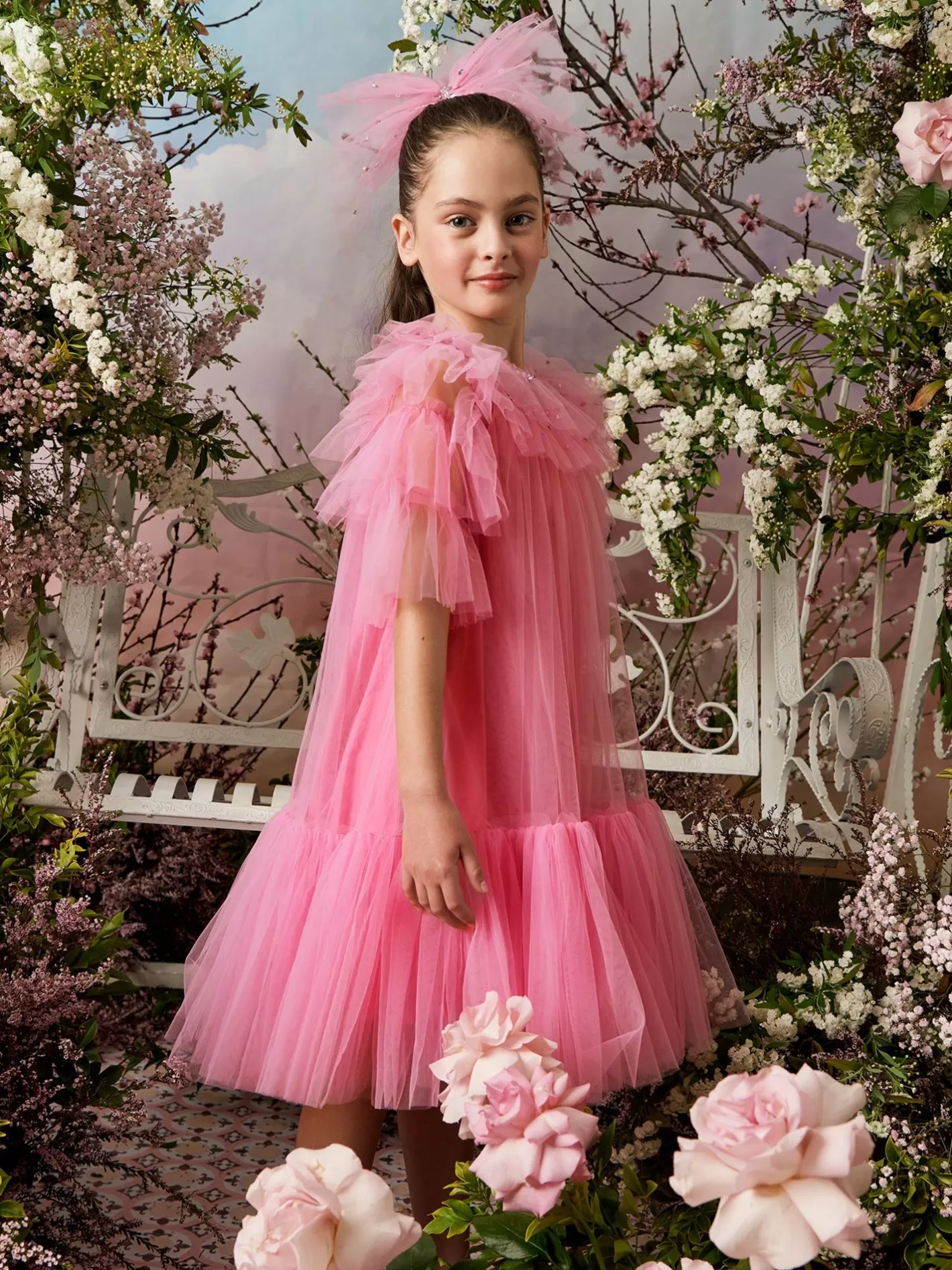 Dresses<Tutu du Monde Evergreen Tulle Dress Aurora Pink