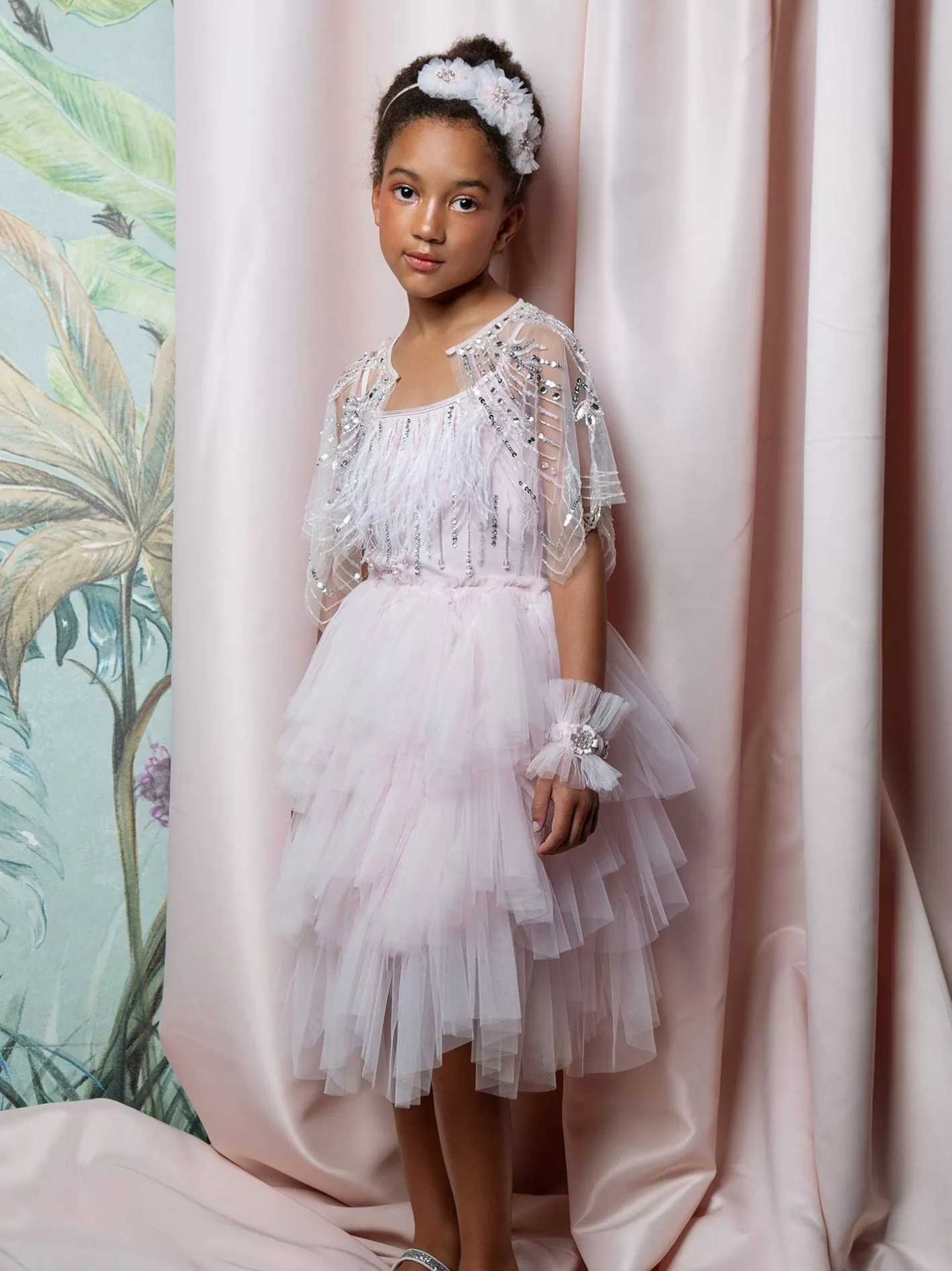 Dresses<Tutu du Monde Florence Feather Tutu Dress Pink Life