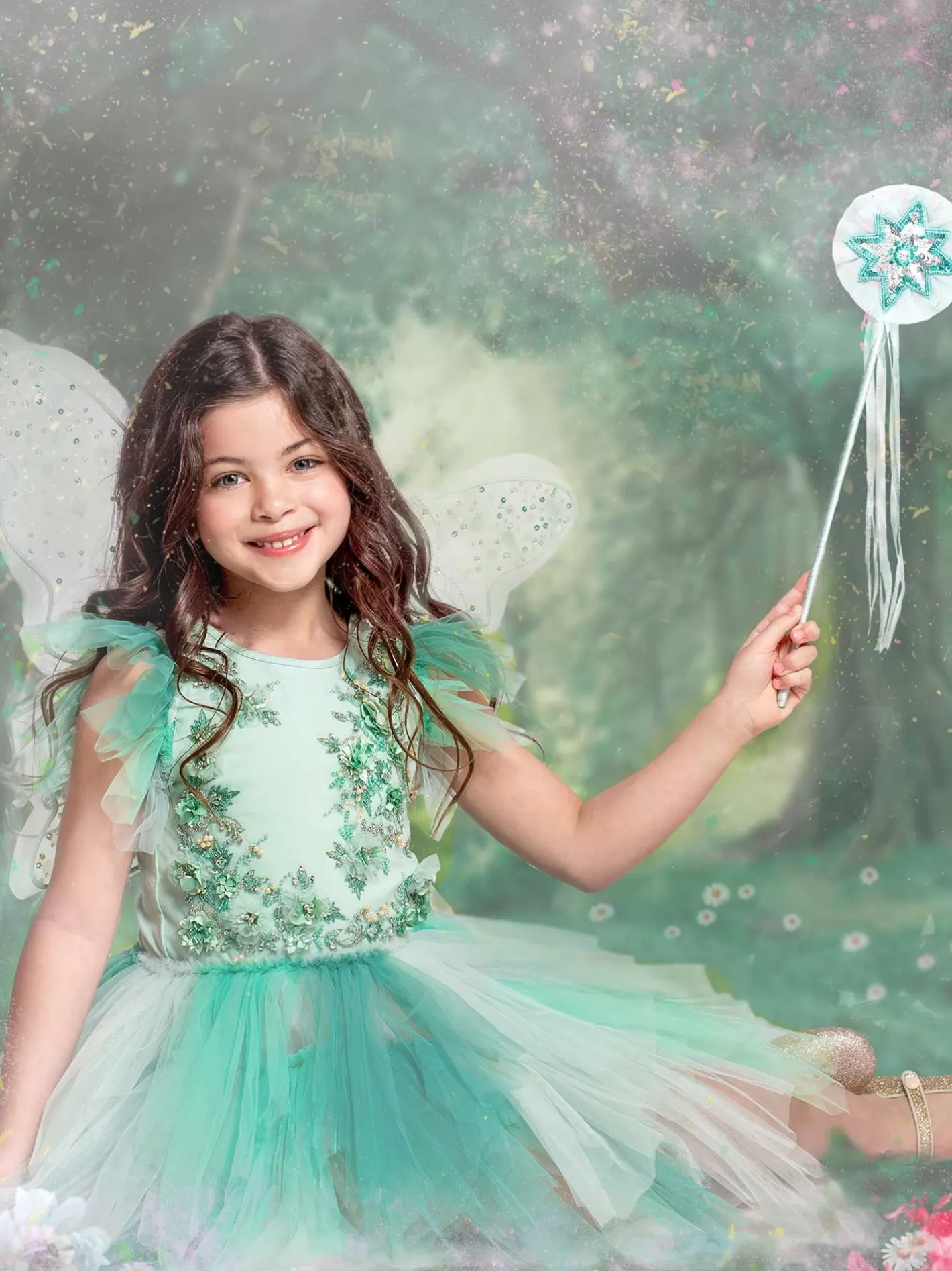 Dresses<Tutu du Monde Forest Fairy Tutu Dress Dusty Aqua