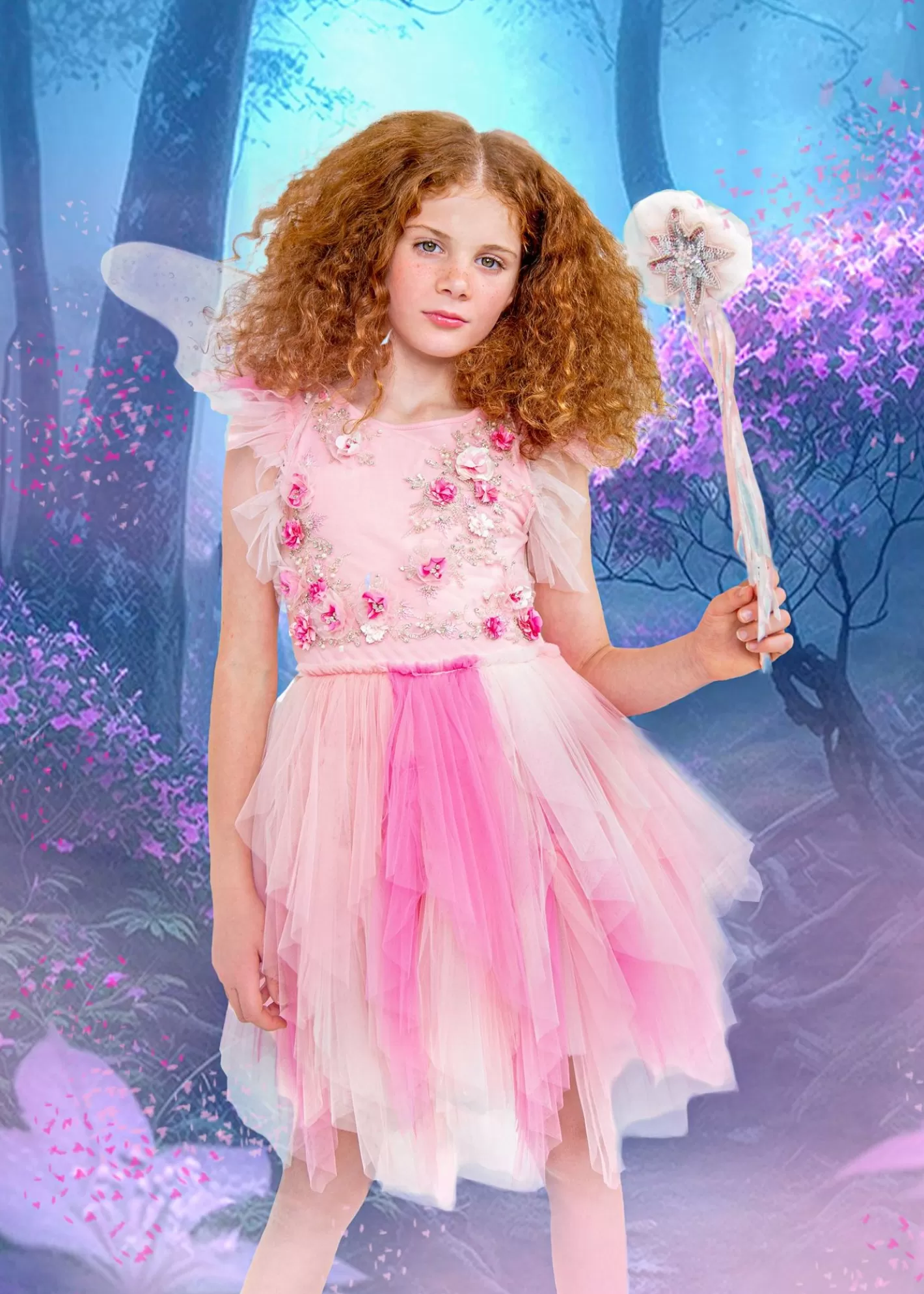 Dresses<Tutu du Monde Forest Fairy Tutu Dress Pink Diamond Mix