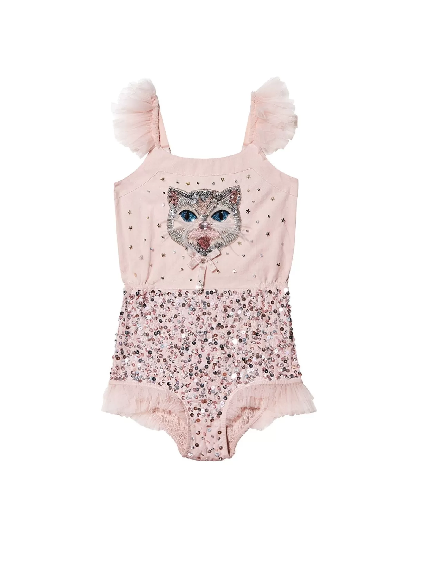 Onesies<Tutu du Monde Kitty Kat Onesie Porcelain Pink