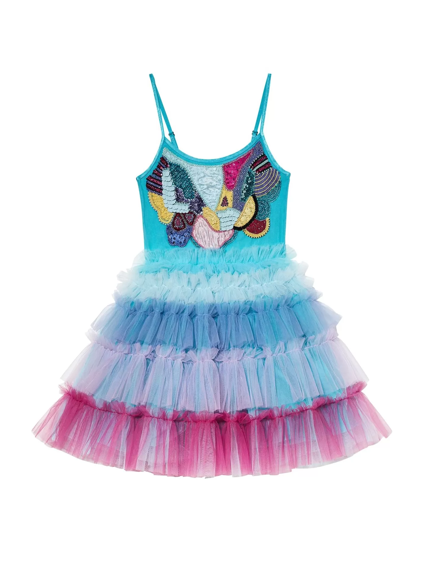 Dresses<Tutu du Monde Meringue-Gang Tutu Dress Blue Radiance Mix