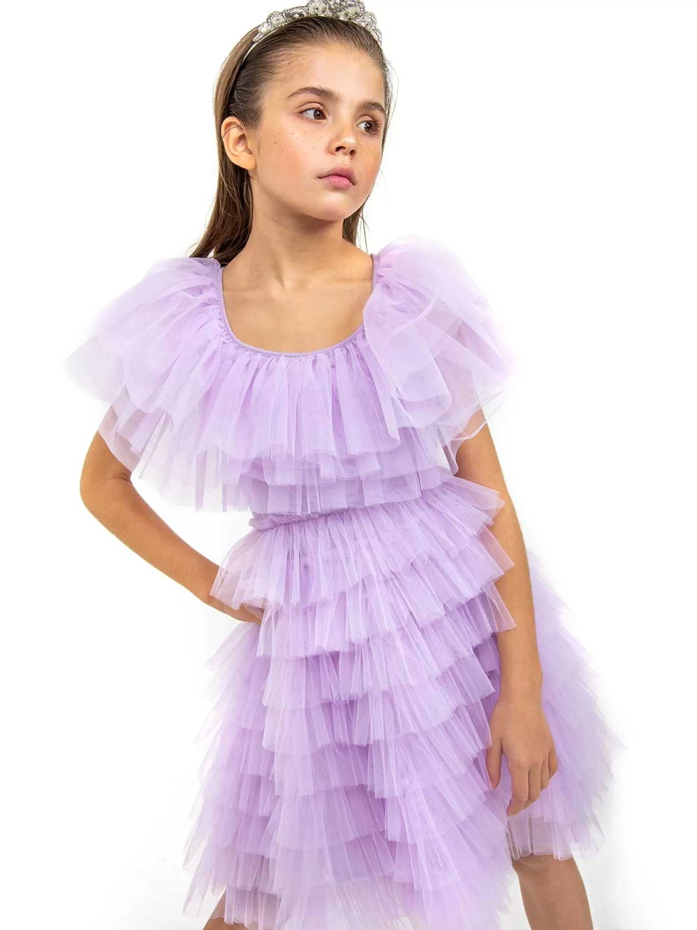 Dresses<Tutu du Monde Oracle Tulle Dress Orchid Bloom