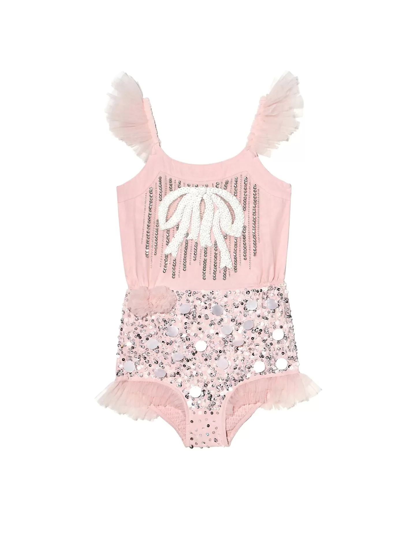 Onesies<Tutu du Monde Pom Pom Onesie Porcelain Pink