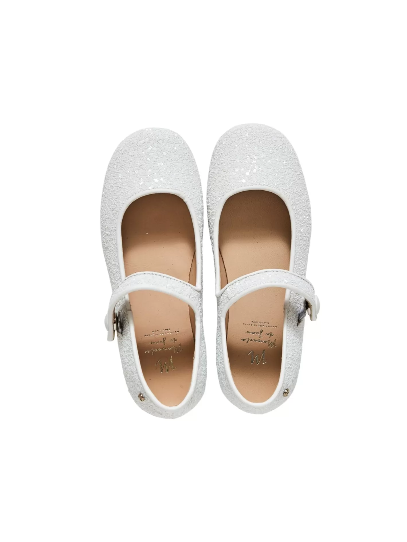 Shoes<Tutu du Monde Robine Single Strap Glitter Ballerina White Mars