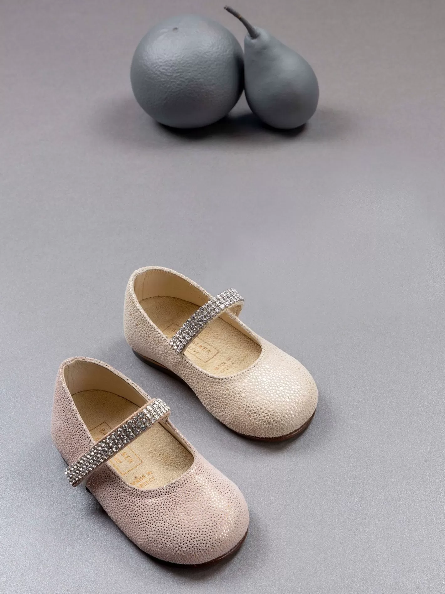 Shoes<Tutu du Monde Single Strap Swarovski Crystal Embellished Ballerinas Beige