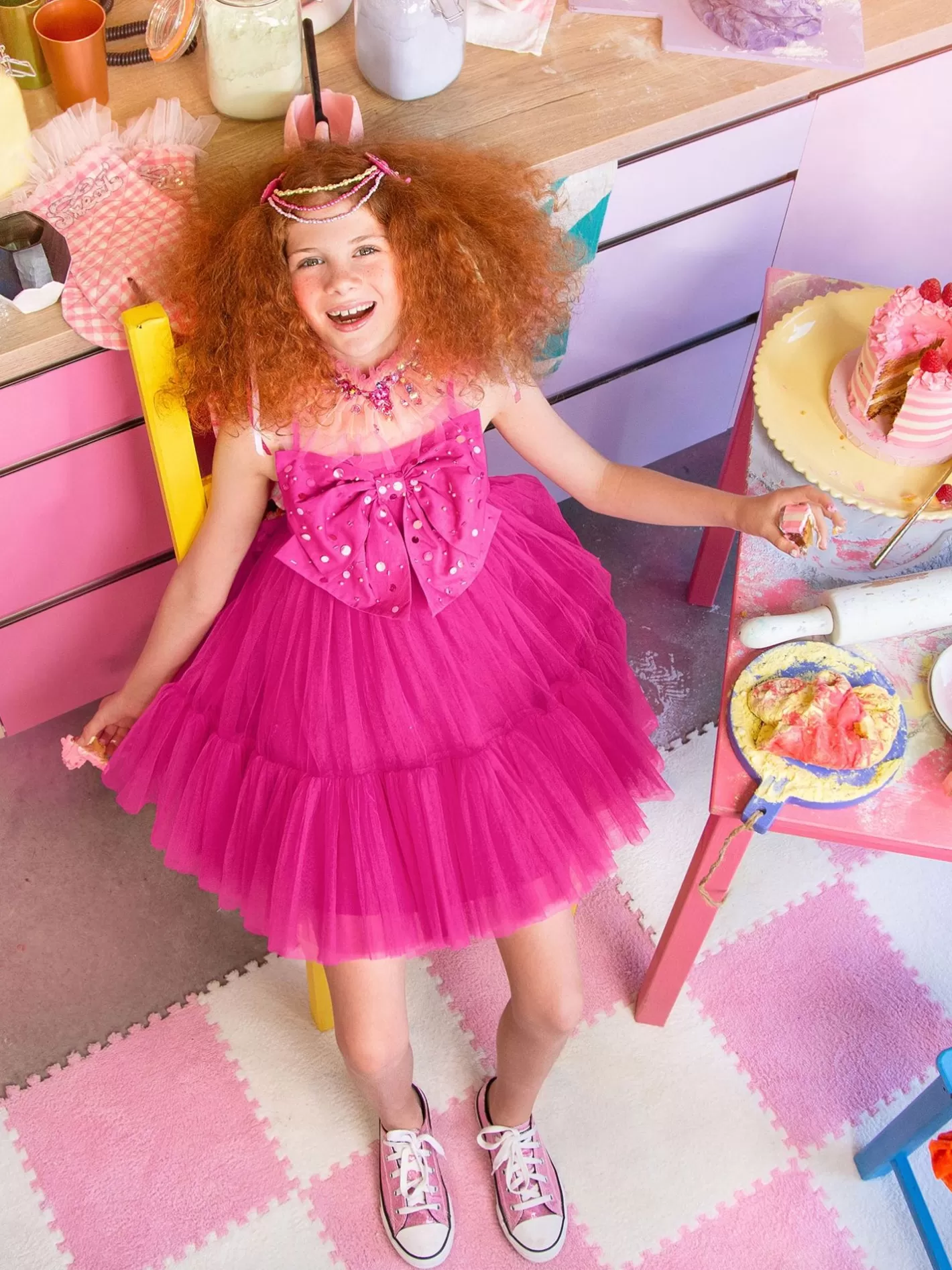 Dresses<Tutu du Monde Sprinkles Tulle Dress Fuschia