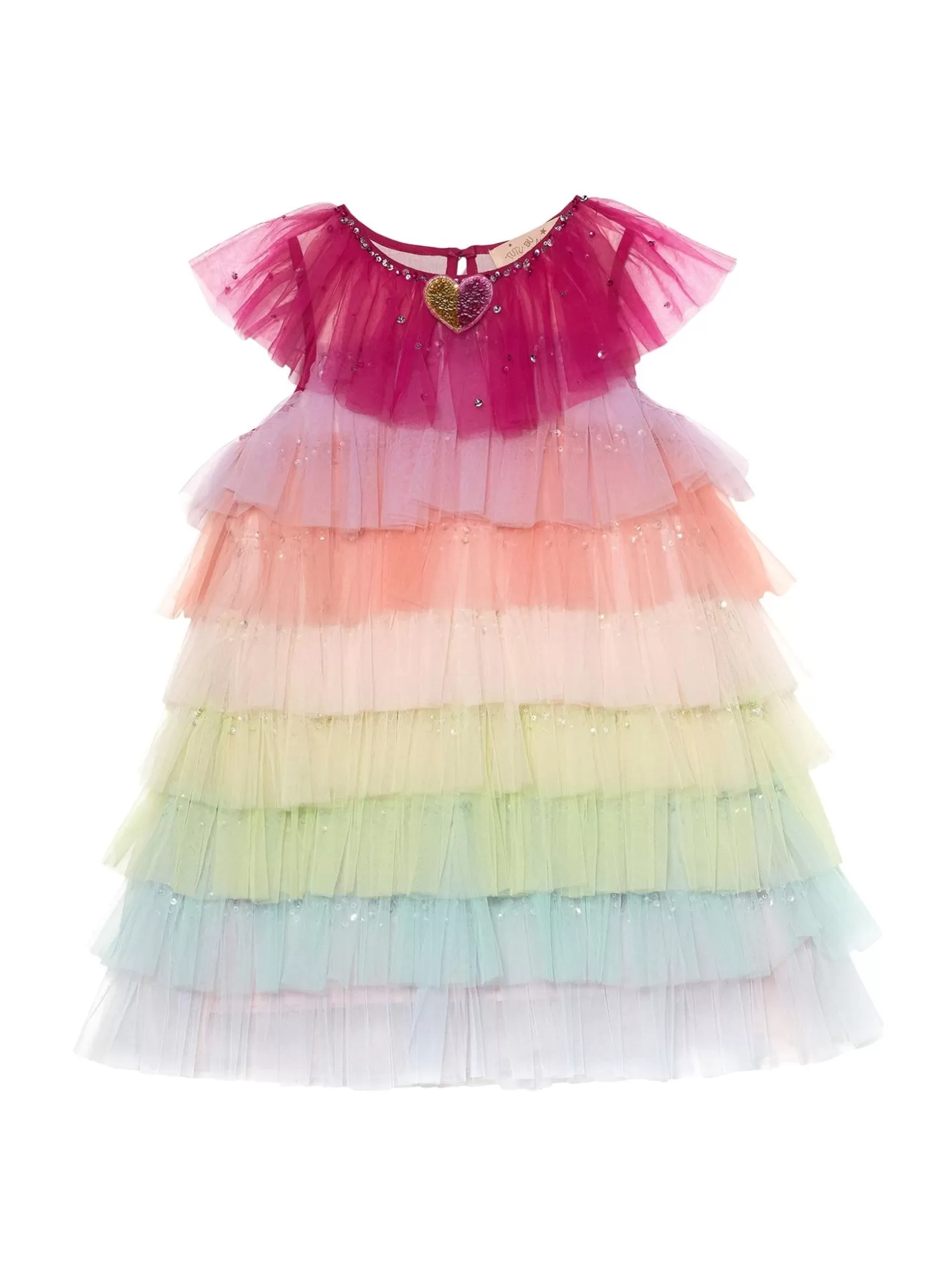 Dresses<Tutu du Monde Trolls X Mount Rageous Tulle Dress Fuchsia Mix